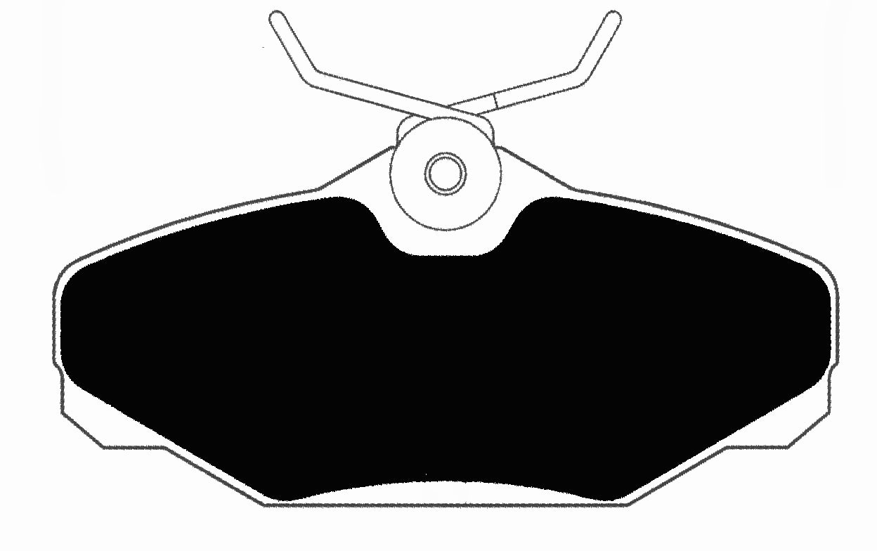 Porterfield Brake Pads for 1994 MERCURY SABLE REAR DISCS
