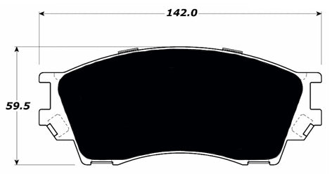 Porterfield Brake Pads for 2002 MAZDA MILLENIA