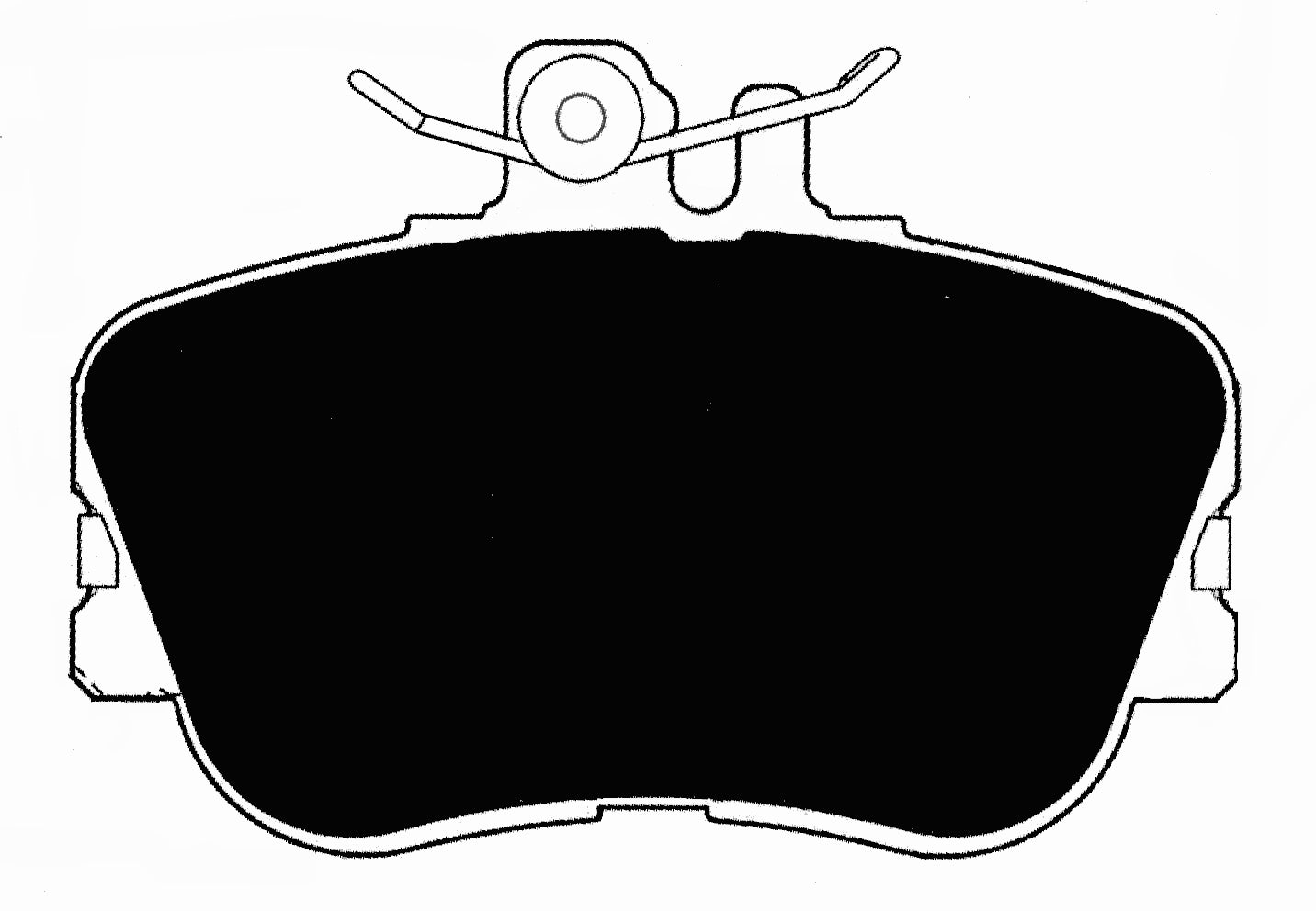 Porterfield Brake Pads for 1994 MERCEDES-BENZ C280 2 Pin Pad R/Cal. w/o ASR
