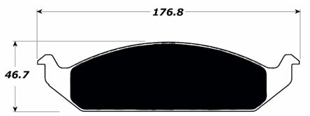 Porterfield Brake Pads for 1997 CHRYSLER CIRRUS w/rear discs