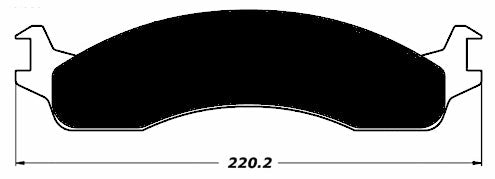 Porterfield Brake Pads for 1998 FORD F250 PICKUP 3/4 TON 4WD 12 x 3' Rear Shoe