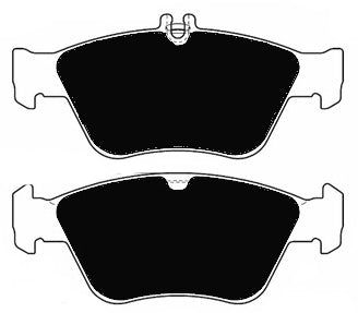 Porterfield Brake Pads for 2001 MERCEDES-BENZ SLK230 2 Pin Pad Rear Caliper