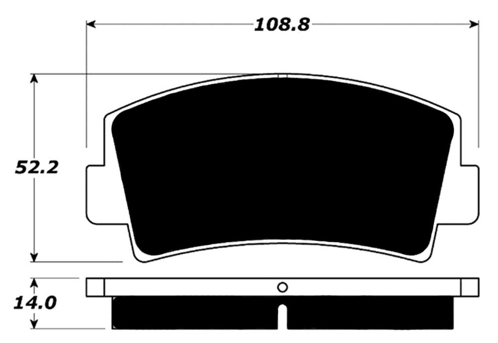Porterfield Brake Pads for 1978 MAZDA RX 4