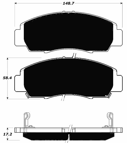 Porterfield Brake Pads for 2002 ACURA RL