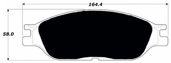 Porterfield Brake Pads for 2000 FORD WINDSTAR