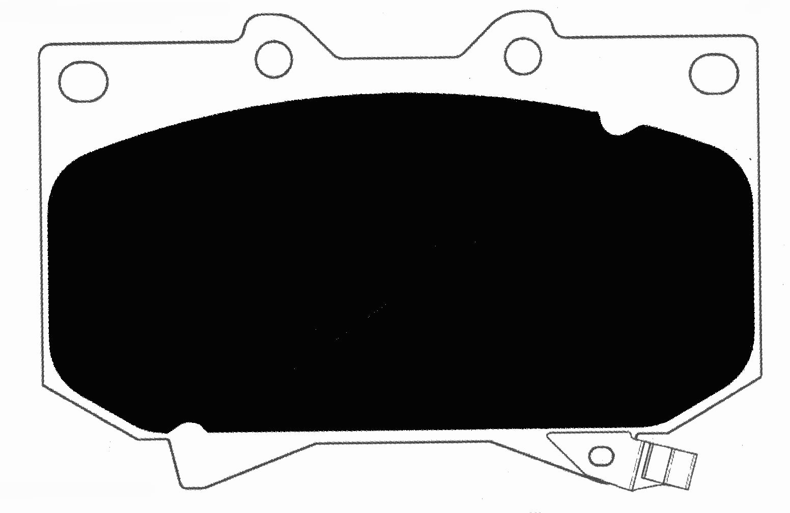 Porterfield Brake Pads for 2002 TOYOTA SEQUOIA w/Original F/Caliper
