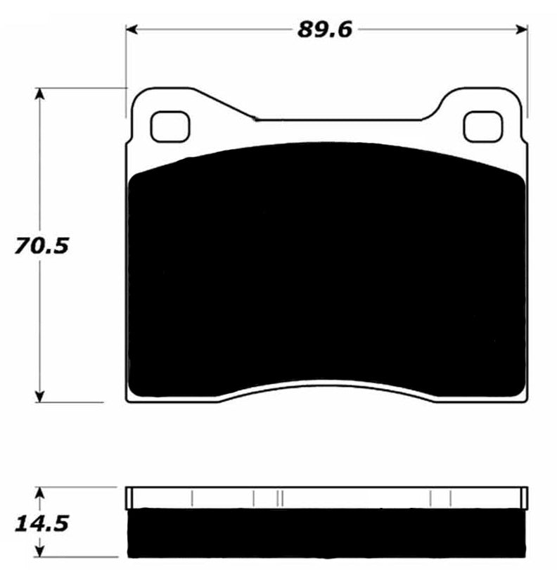Porterfield Brake Pads for 1971 BMW 2002Ti