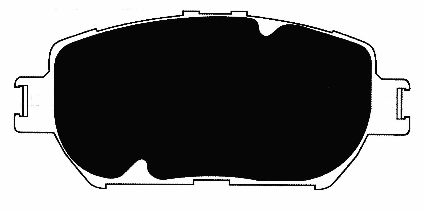 Porterfield Brake Pads for 2003 TOYOTA CAMRY Made in Japan