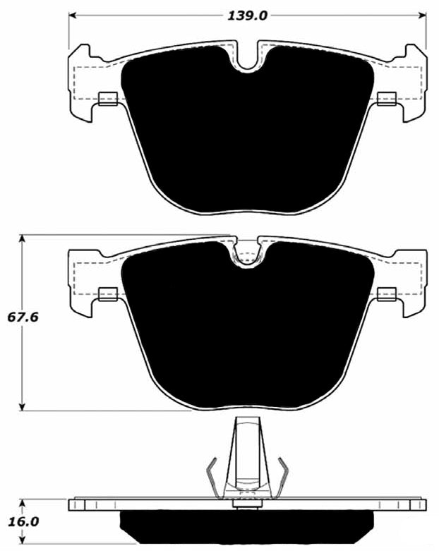 Porterfield Brake Pads for 2010 BMW 535i