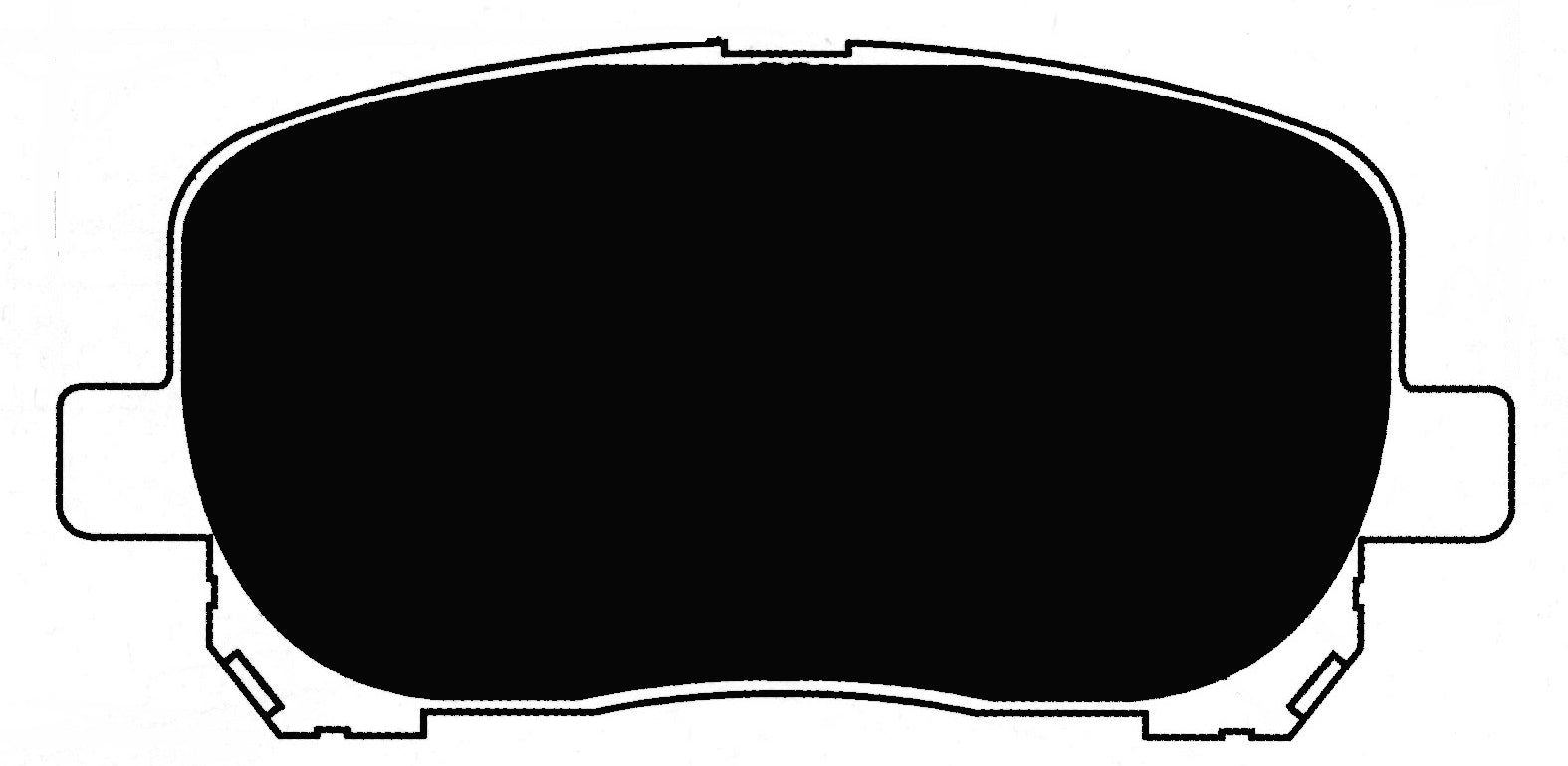 Porterfield Brake Pads for 2003 TOYOTA MATRIX FWD