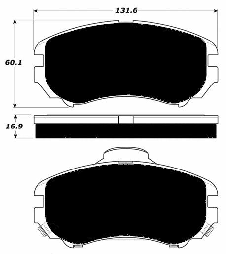 Porterfield Brake Pads for 2005 KIA OPTIMA