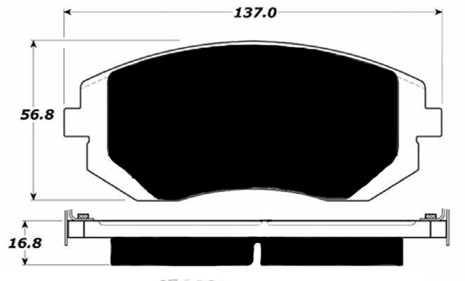 Porterfield Brake Pads for 2004 SUBARU LEGACY WAGON L