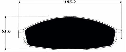 Porterfield Brake Pads for 2005 LINCOLN TOWN CAR