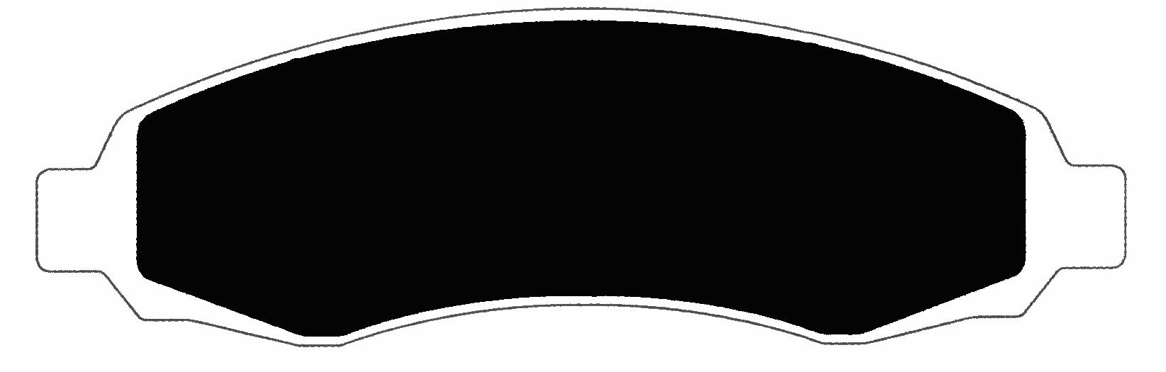 Porterfield Brake Pads for 2003 DODGE DAKOTA  2WD