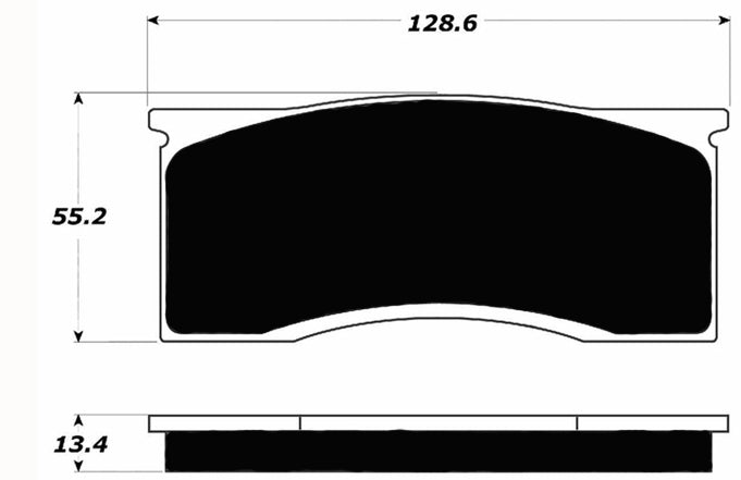 Porterfield Brake Pads for 1966 PLYMOUTH BARRACUDA w/Front Disc