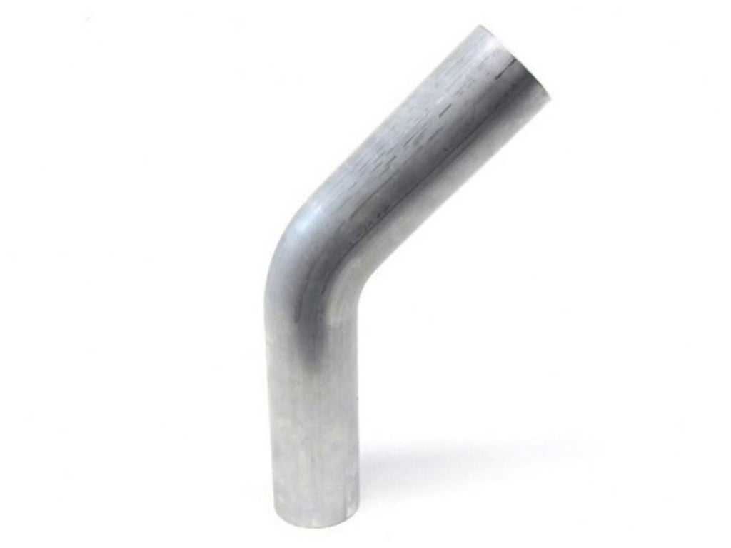 HPS Performance Products HPS 1-1/4" OD 45 Degree Bend 6061 Aluminum Elbow Pipe Tubing 16 Gauge w/ 2" CLR (view 1)