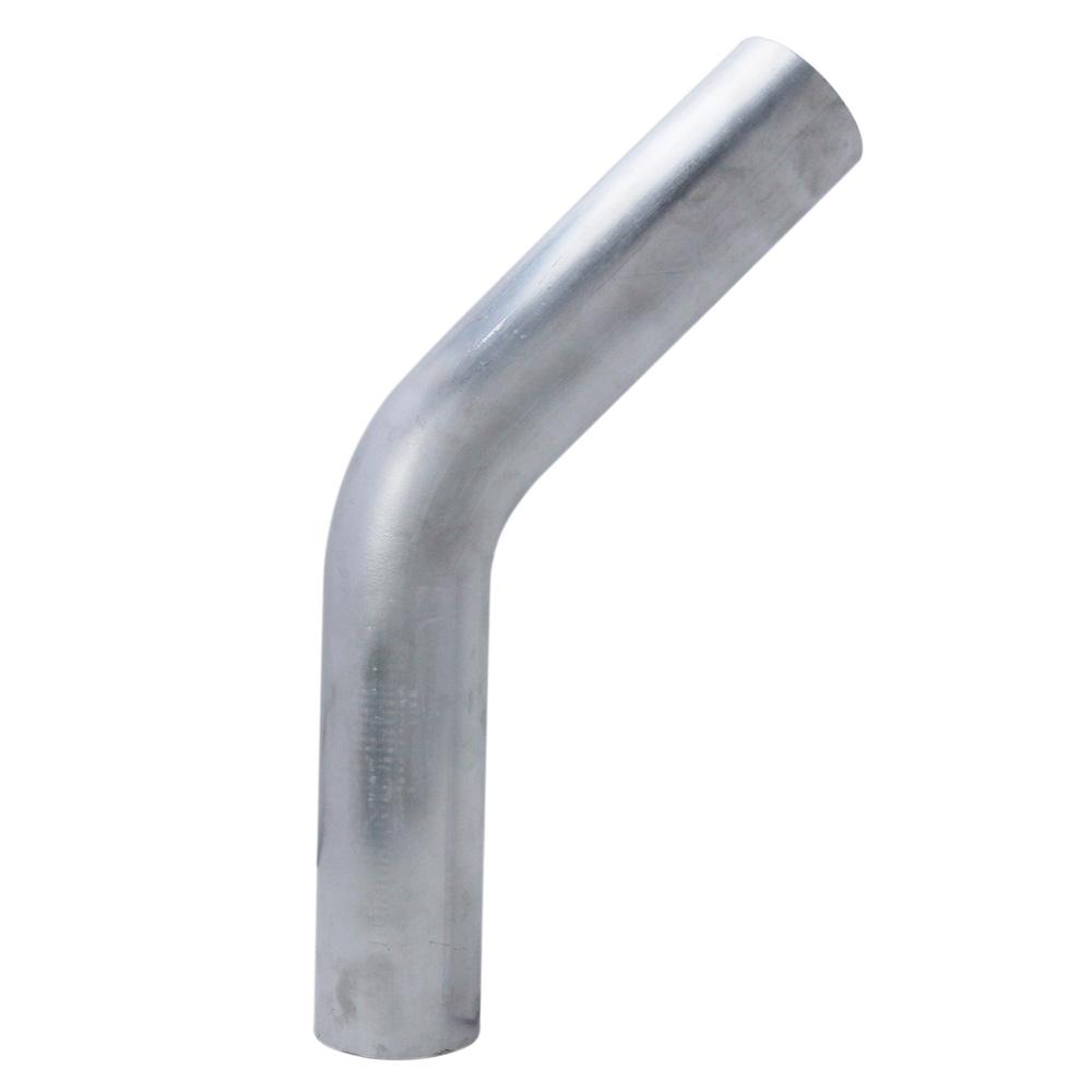 HPS Performance Products HPS 3-1/8" OD 45 Degree Bend 6061 Aluminum Elbow Pipe Tubing w/ 5" CLR (view 4)