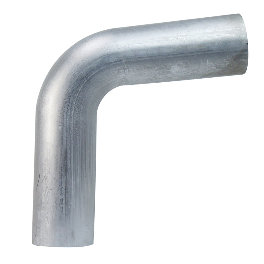 HPS Performance Products HPS 3-1/4" OD 80 Degree Bend 6061 Aluminum Elbow Pipe Tubing 16 Gauge w/ 3 1/2" CLR