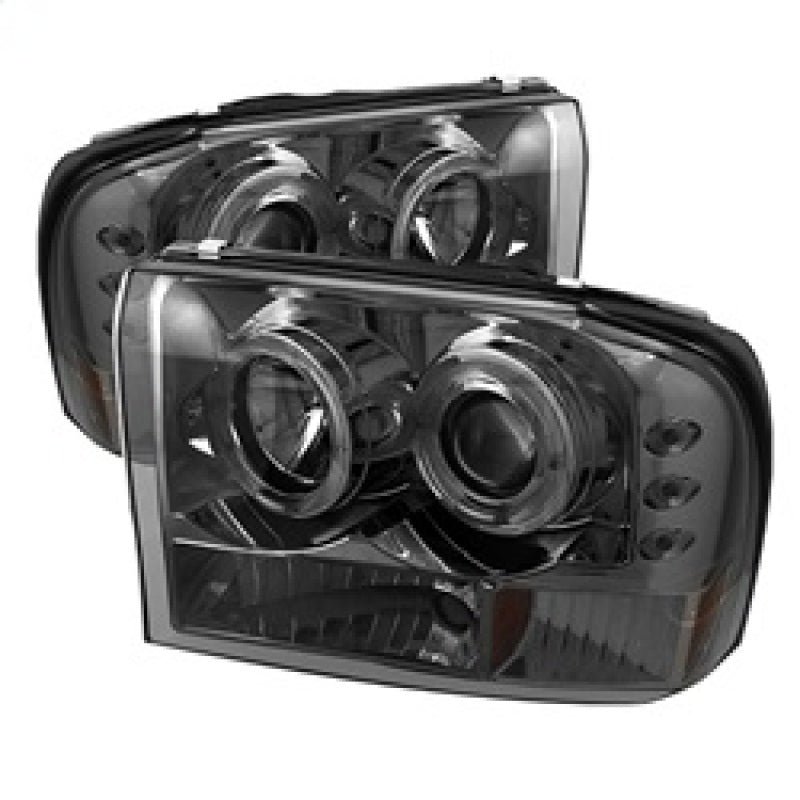 Spyder Ford F250 Super Duty 99-04 Projector Version 2 LED Halo LED Smke PRO-YD-FF25099-1P-G2-SM 5010353