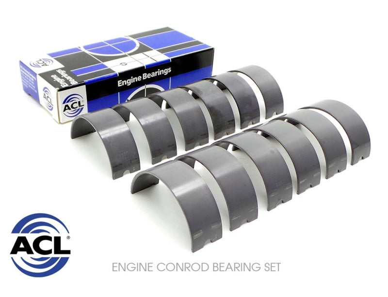 ACL 1955-1967 Chevy V8 265/283/302/327 .40mm Oversized Trimetal Rod Bearing Set 8B745P-40