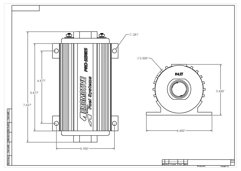 Aeromotive Pro Series Fuel Pump (view 2)