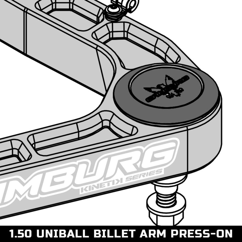 Camburg 1.25 UCA Uniball Cap Kit (press-on) CAM-010066