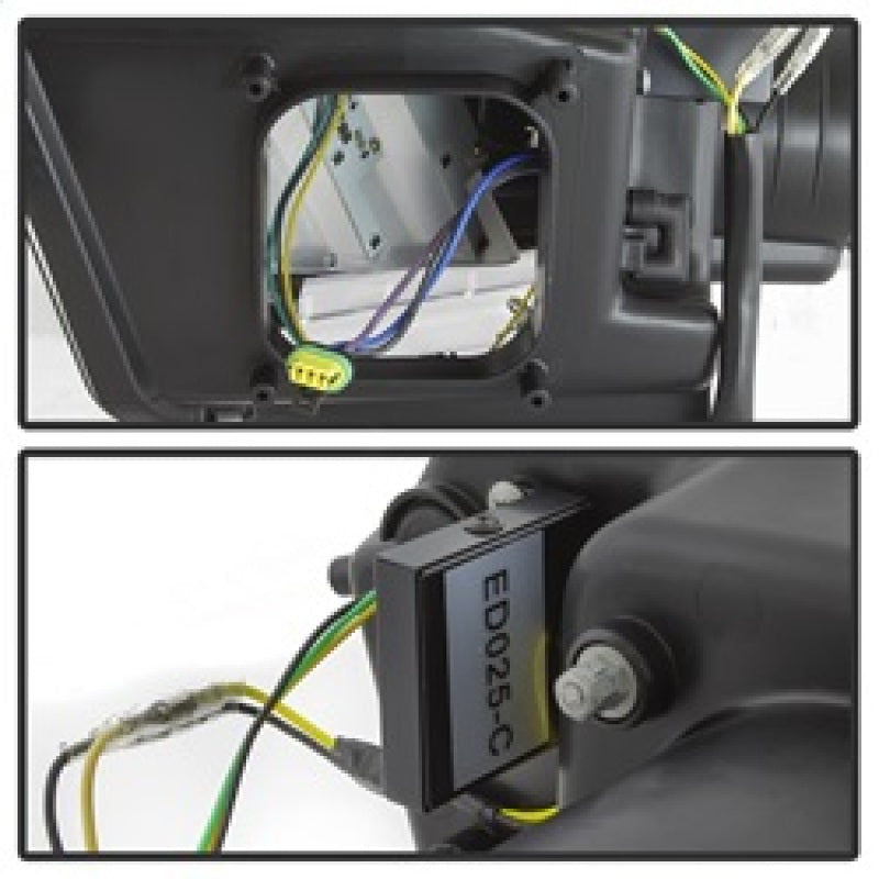 Spyder Ford Mustang 10-13 Projector Headlights - HID Model Only - Black PRO-YD-FM2010V2-HID-BK 5084569