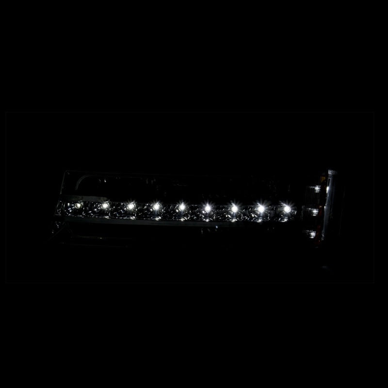 Anzo 2003-2006 Chevrolet Silverado 1500 LED Parking Lights Black w/ Amber R