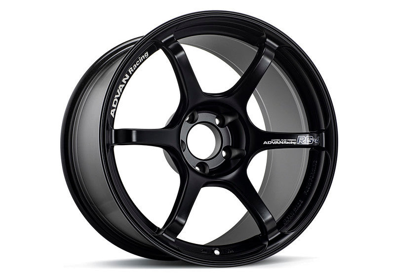 Advan RG-4 18x8 +42 5-112 Semi Gloss Black Wheel YA48G42MSB