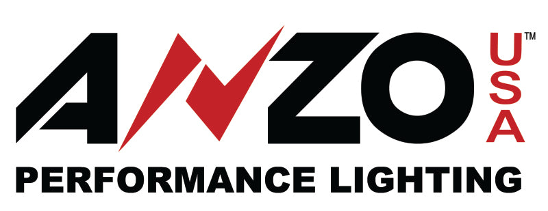 ANZO 16-18 Chevrolet Silverado 1500 LED Projector Headlights w/Plank Style Switchback Chrome w/Amber 111421