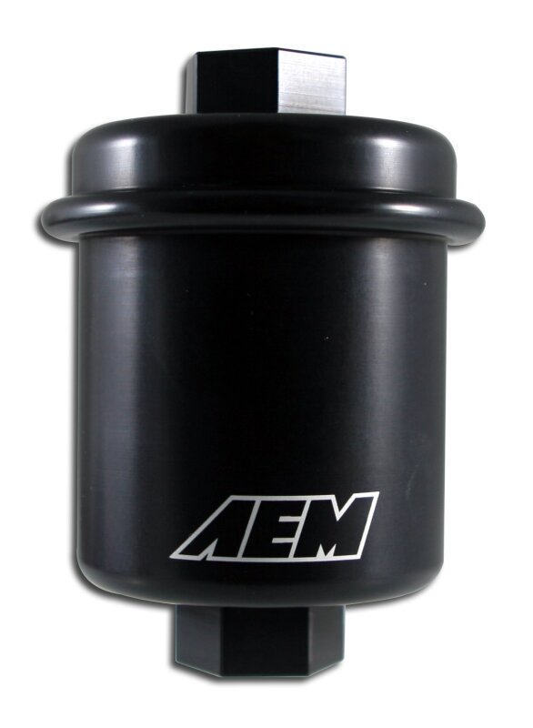 AEM Electronics High Volume Fuel Filter Black (view 2)