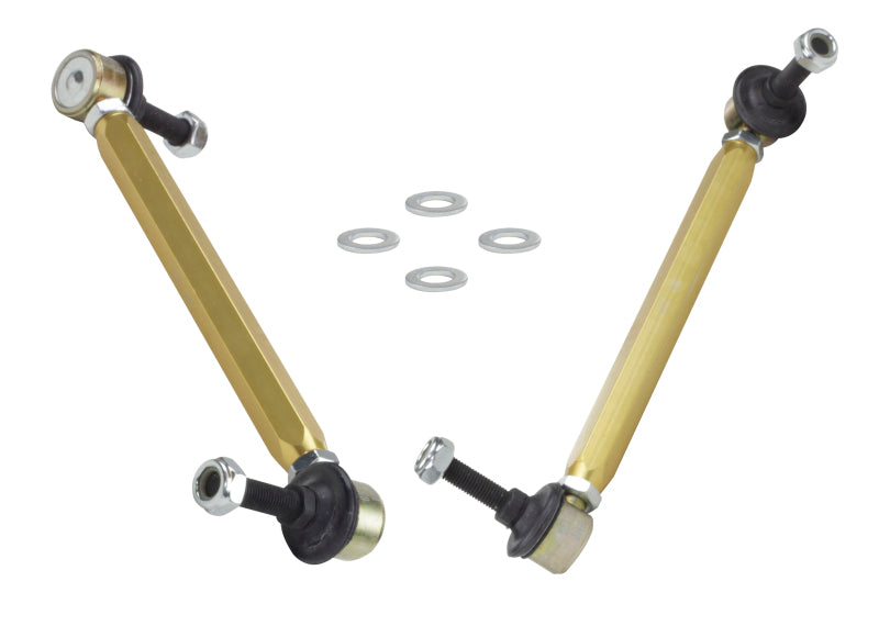 Whiteline Sway Bar Link Kit Heavy Duty Adj Steel Ball Mini Cooper 2001-2010 (view 3)