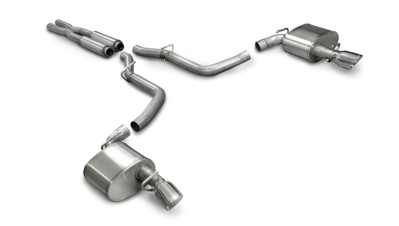 Corsa Performance 05-10 Dodge Charger No Towing Hitch SRT-8 6.1L V8 Polished Xtreme (view 1)