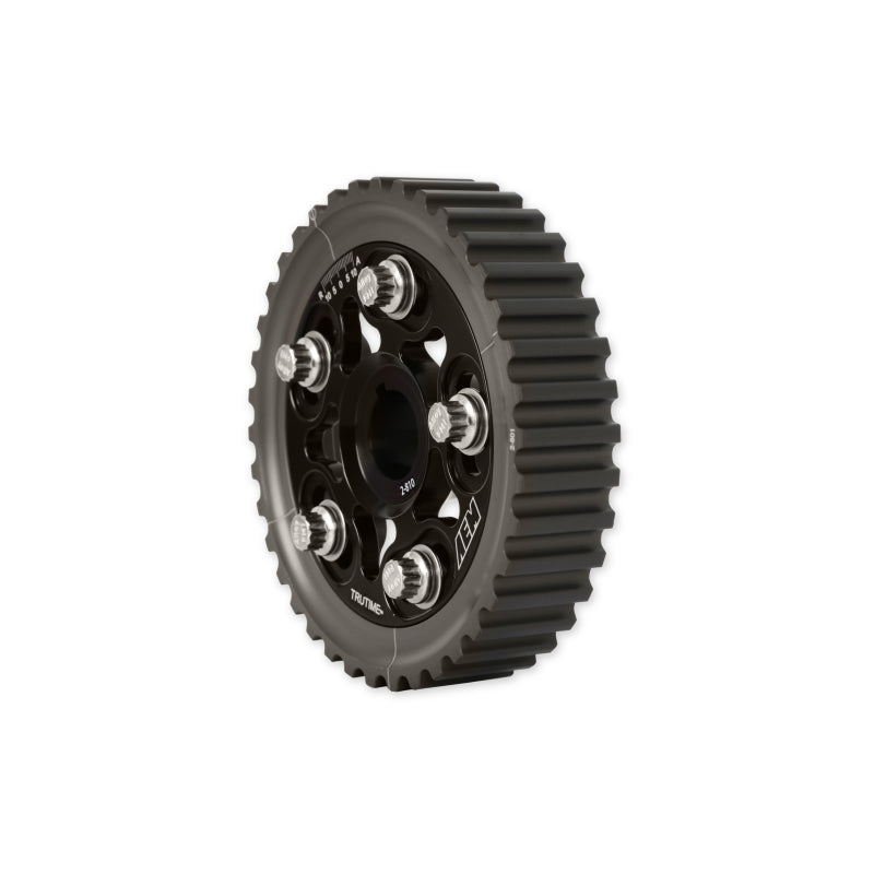 AEM Electronics Tru-Time Cam Gear Black 5-Bolt Honda D15B7 D16A6 & D16Z6 (view 6)