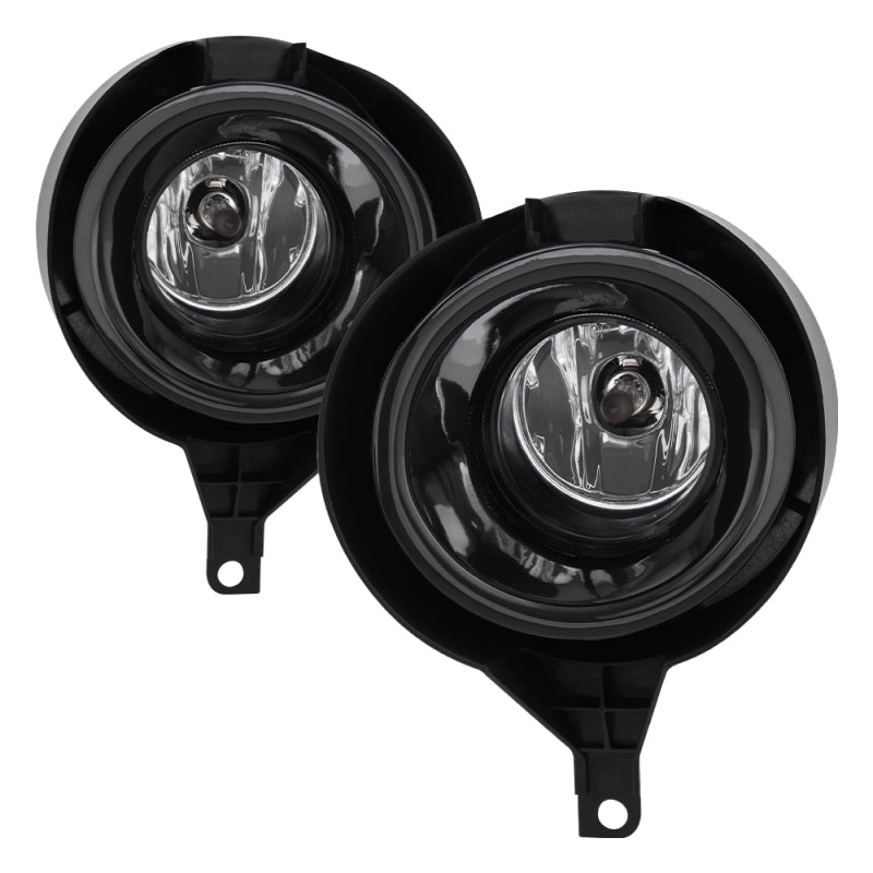 Spyder 05-16 Nissan Frontier Metal Chrome Bumper ONLY OEM Fog Lights w/Switch - Clear (FL-NF05-M-C) 5084972