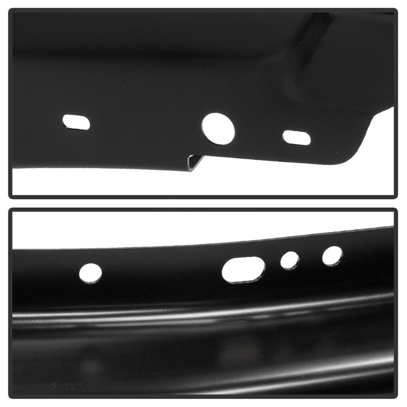 Spyder Ford F150 09-14 w/Fog Light Hole Front Bumper - Black (OEM # 9L3Z17757DPTM) 9948459