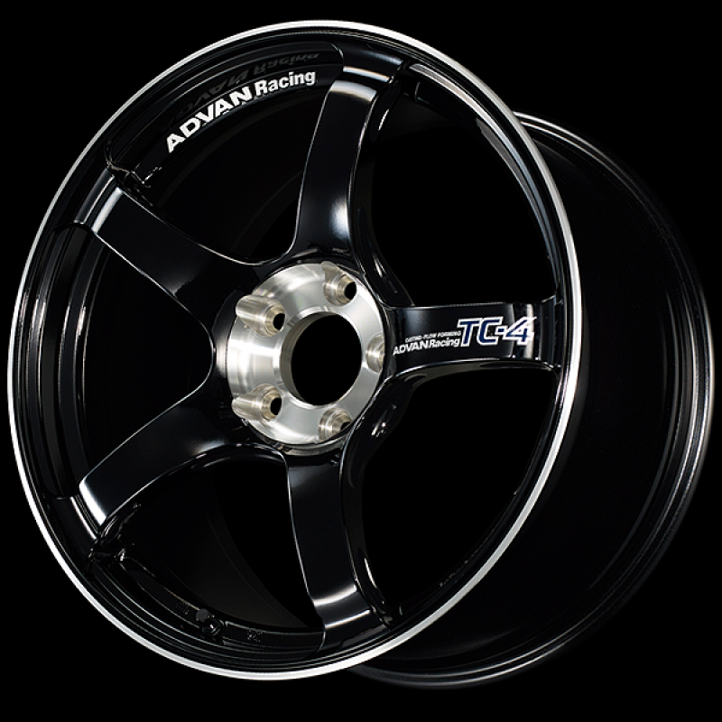 Advan TC-4 SE 18x7.5 / +48 Offset / 5x114.3 / 73mm Bore / Racing Gloss Black and Diamond Cut YADS8F48EBF