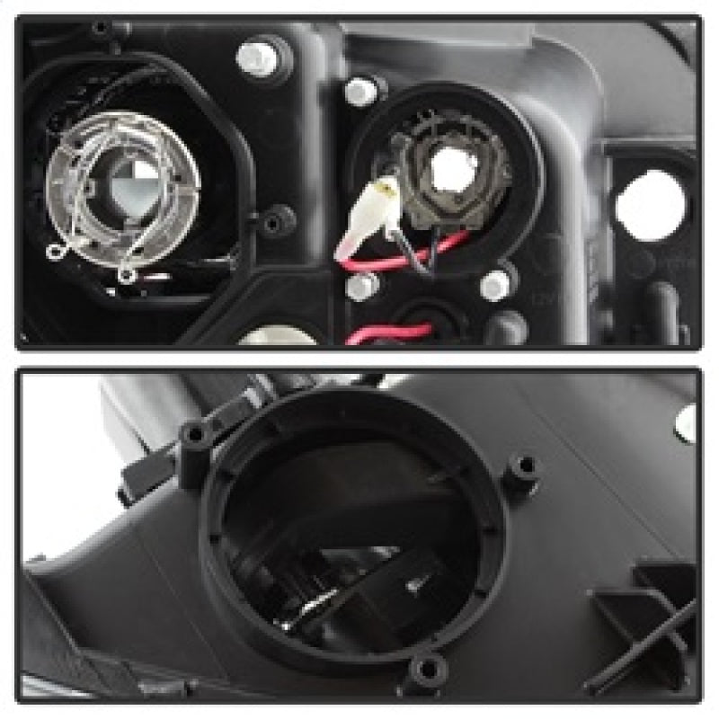 Spyder Subaru WRX 08-09 Projector Headlights - HID Model Only - Black PRO-YD-SWRX08-HID-LBDRL-BK 5083937