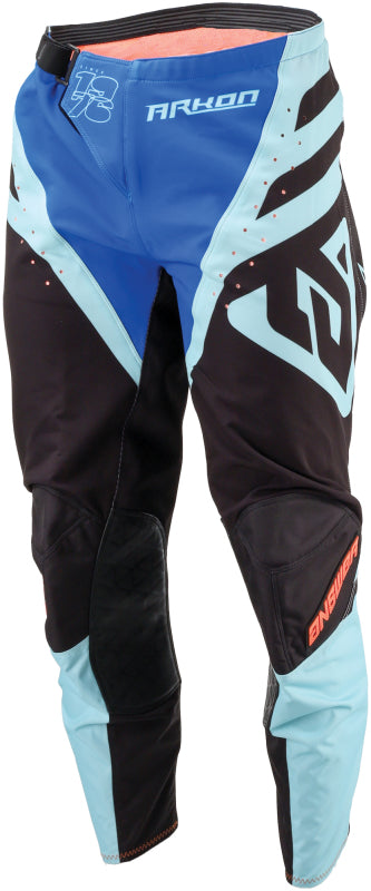 Answer 24 Arkon Nitrus Pants Blue/Black/Hyper Orange Youth Size - 24 442635