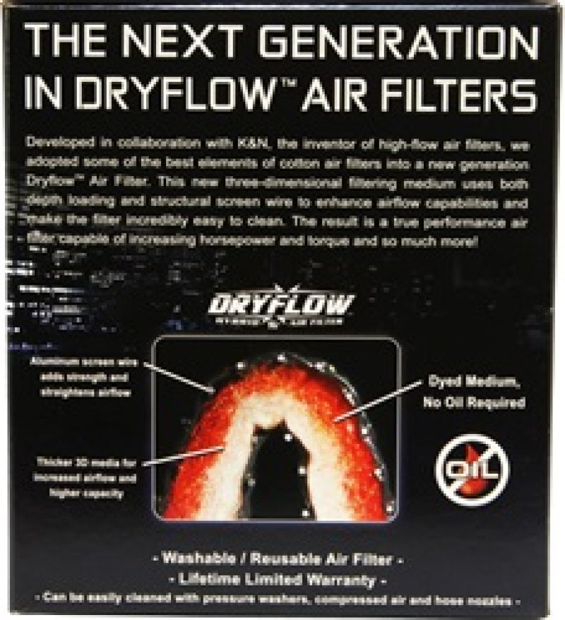 AEM Induction AEM Dryflow Air FIlter Conical 5.5in Base OD x 4.75in Top OD x 5in Height 21-203DOSK