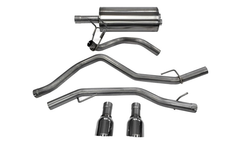 Corsa Performance 09-14 Dodge Ram 1500 4.7L Quad/Crew Cab/Short Bed Polished Dual Exit (view 1)