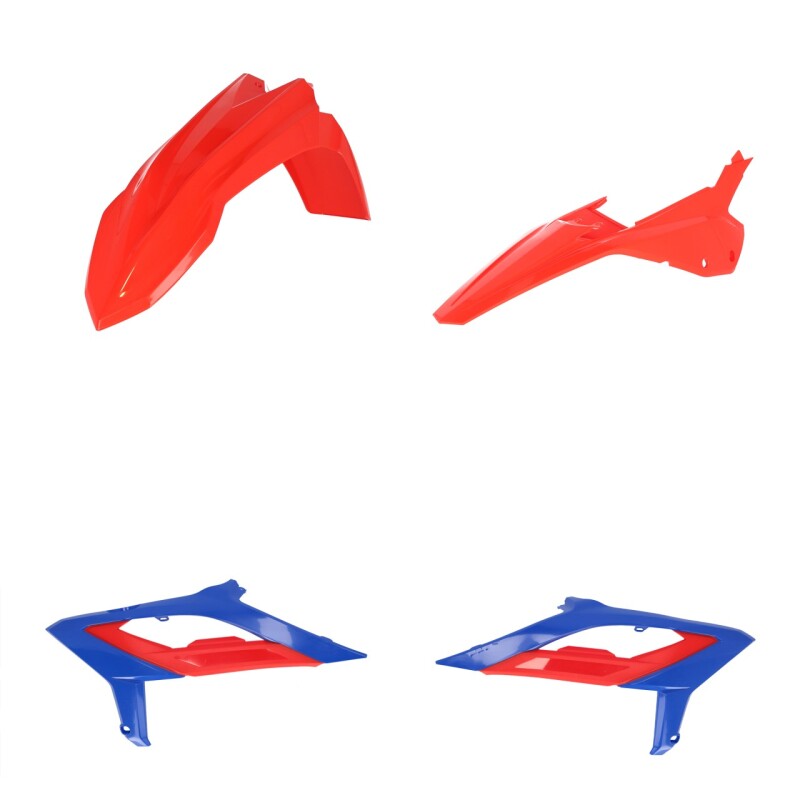 Acerbis 23+ Beta RR 125-300 2T/ Racing/ RR 350-480 4T/ RR 350 4T Racing Plastic Kit - Red/Blue 2979461105