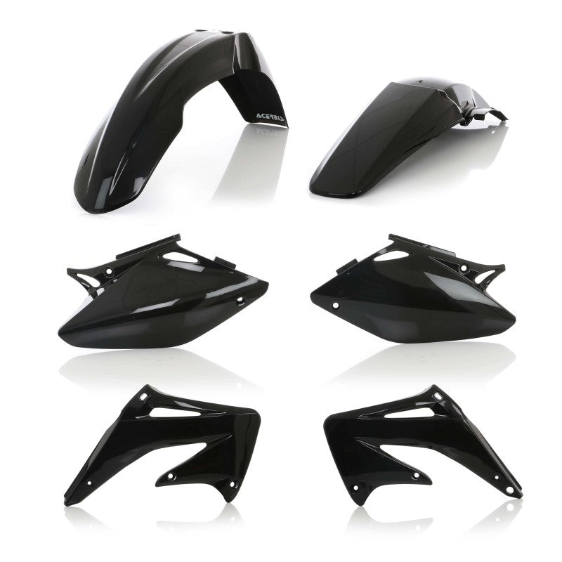 Acerbis 2004 Honda CRF450R Plastic Kit - Black 2040980001