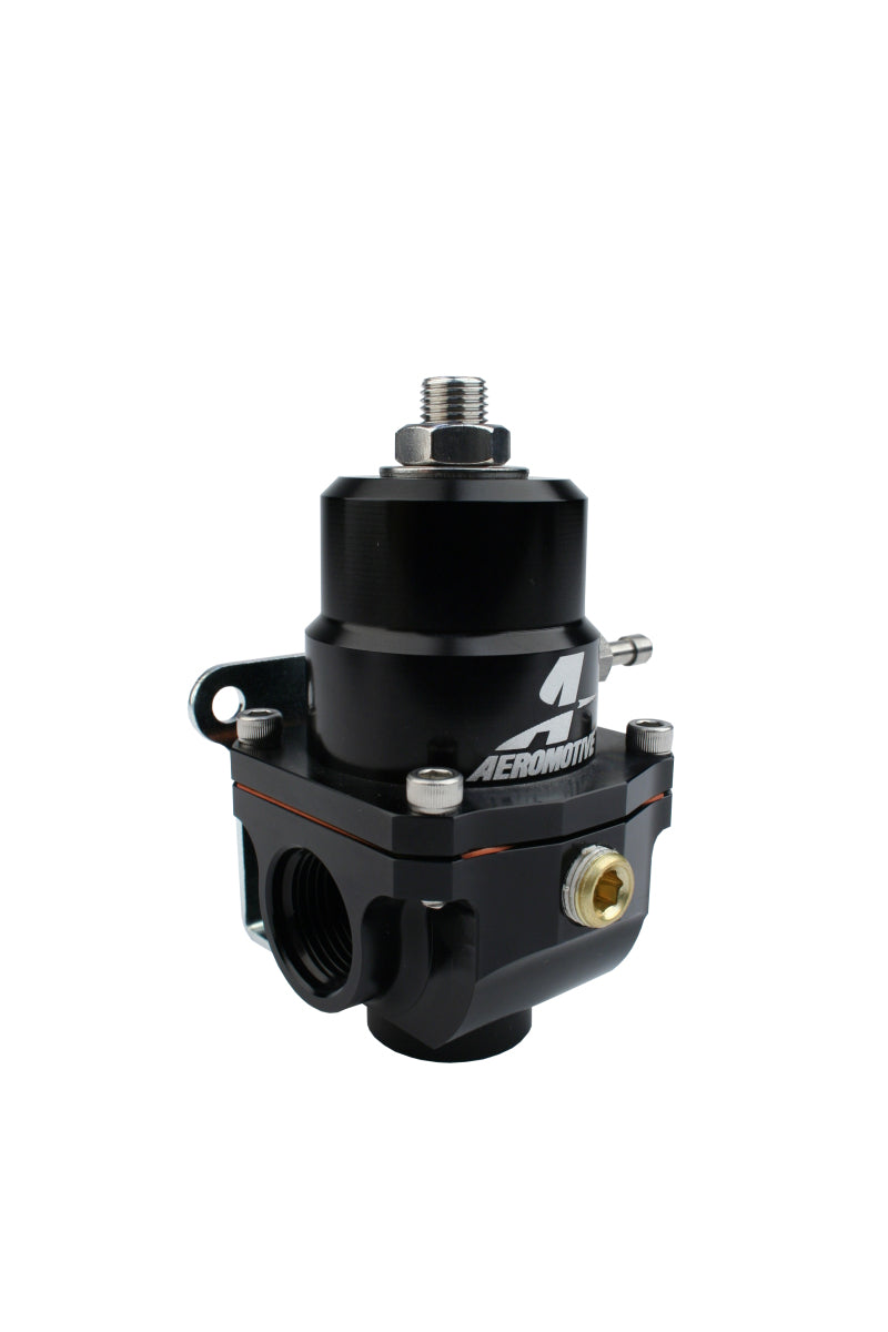 Aeromotive Regulator, X1 Adjustable, 35-75psi, .188 Valve, (2)-08Inlets, -08 Rtrn (view 4)