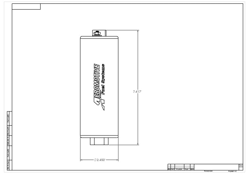 Aeromotive A750 Fuel Pump (red) (view 12)