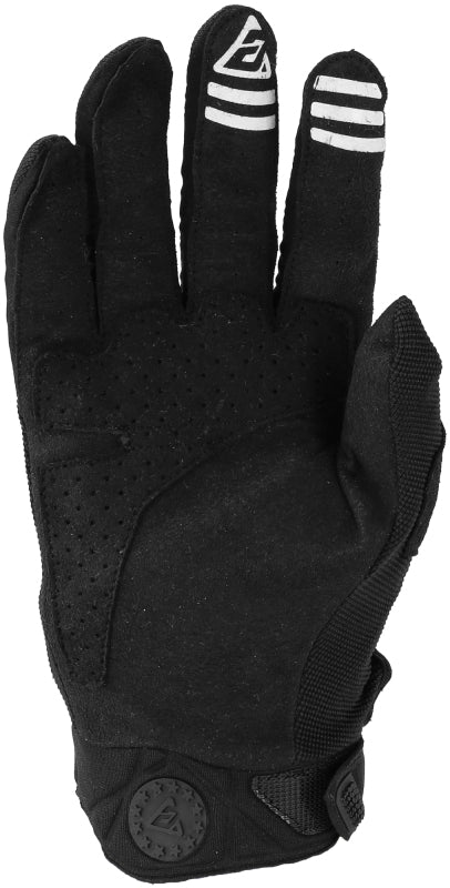 Answer 24 Peak Gloves Black/White - 2XL 442775