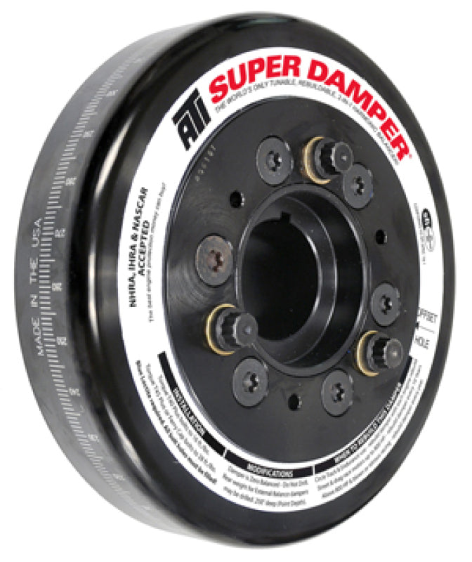 ATI Damper - 7.074in - Alum - Chevy SB / 90 Deg V6 - w/Jesel - 3 Ring - Alum Hub ATI917232