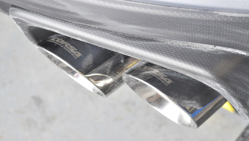 Corsa Performance Catback Exhaust System W/ Polished Tips Subaru WRX STI 2015+ (view 4)