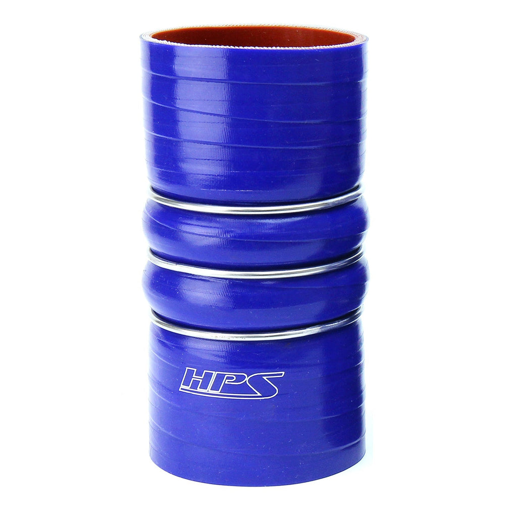 HPS Performance Products HPS 5" ID, Silicone Charge Air Cooler CAC Hose Double Hump Coupler Bellow Cold Side, High Temp 4-ply Reinforced,...