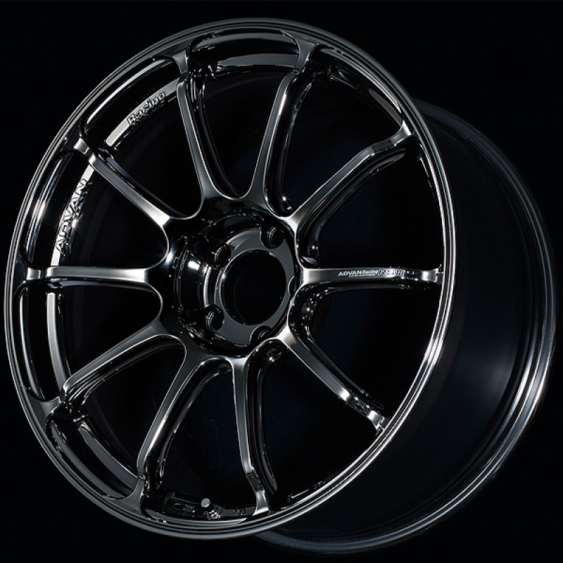 Advan RSIII 19x8.5 / +51 Offset / 5x114.3 / 73mm Bore / Black Chrome YA39H51ESBK